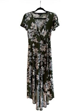 fortune ivy irene faux wrap brushed knit maxi dress + | Dresses | Fortune Ivy Hi Lo size_44r